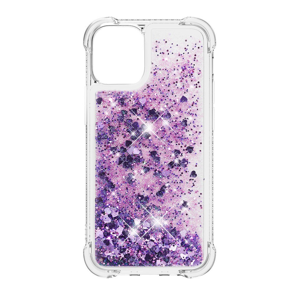 iPhone 13 Glitter Powder TPU Case Violetti