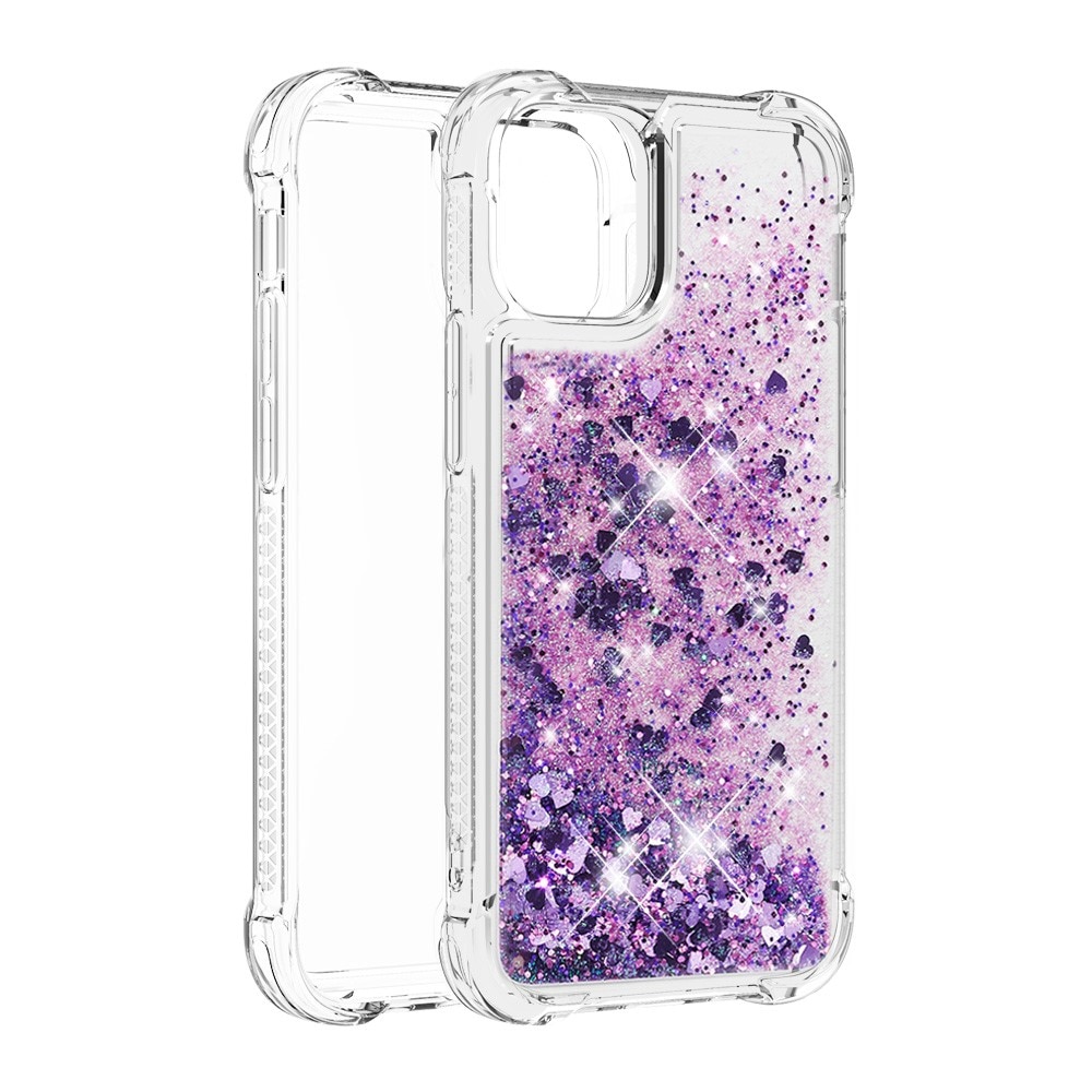iPhone 13 Glitter Powder TPU Case Violetti