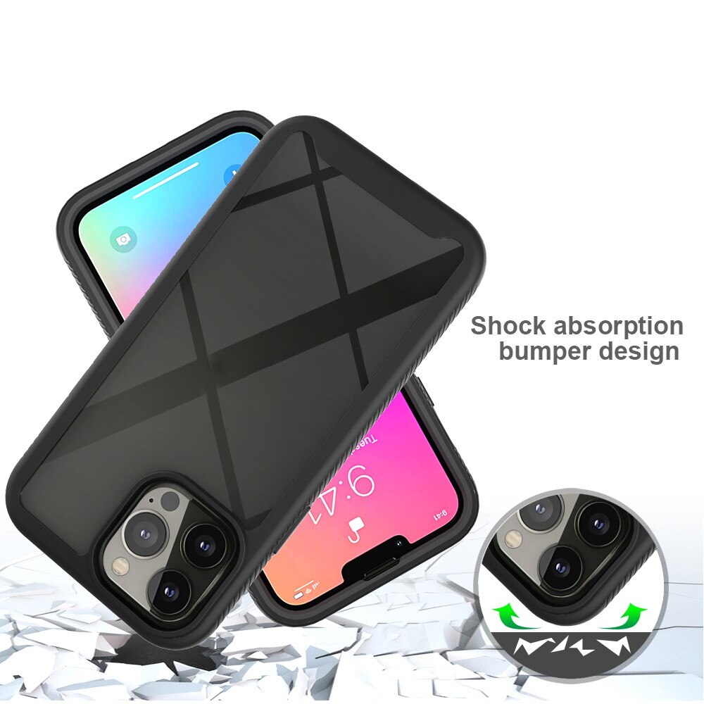 Full Cover Kuori Apple iPhone 13 Pro Max Musta