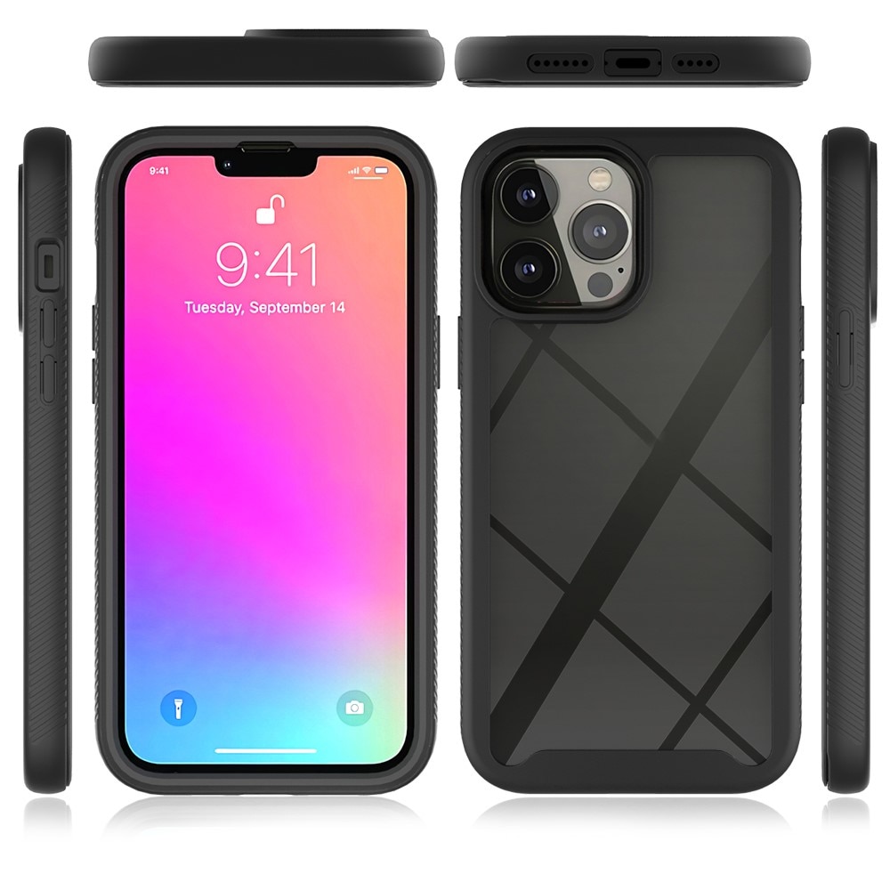 Full Cover Kuori Apple iPhone 13 Pro Max Musta