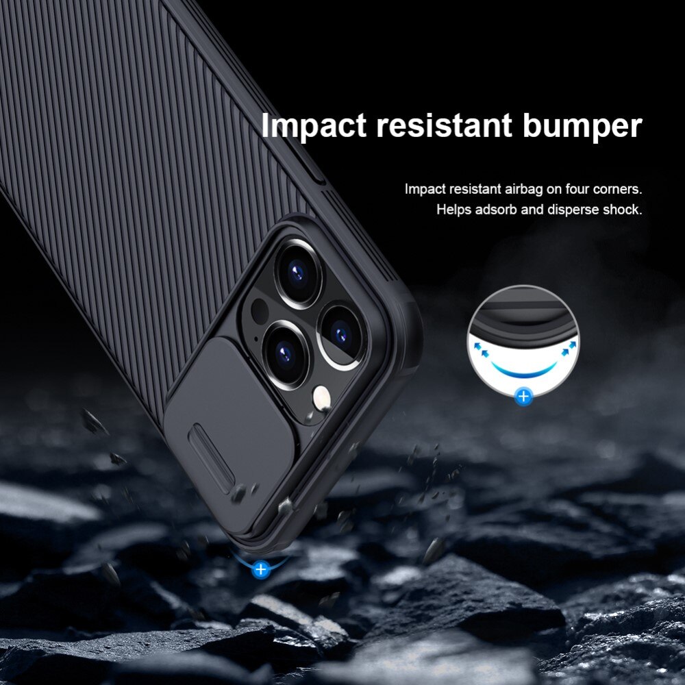 CamShield Kuori iPhone 13 Pro Max Musta