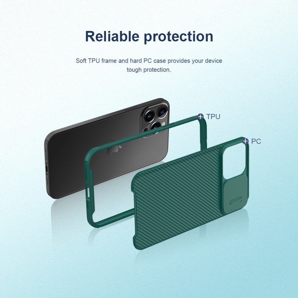 CamShield Kuori iPhone 13 Pro Max Vihreä