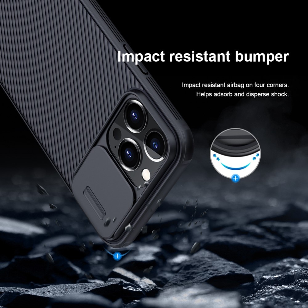 CamShield Kuori iPhone 13 Pro Musta