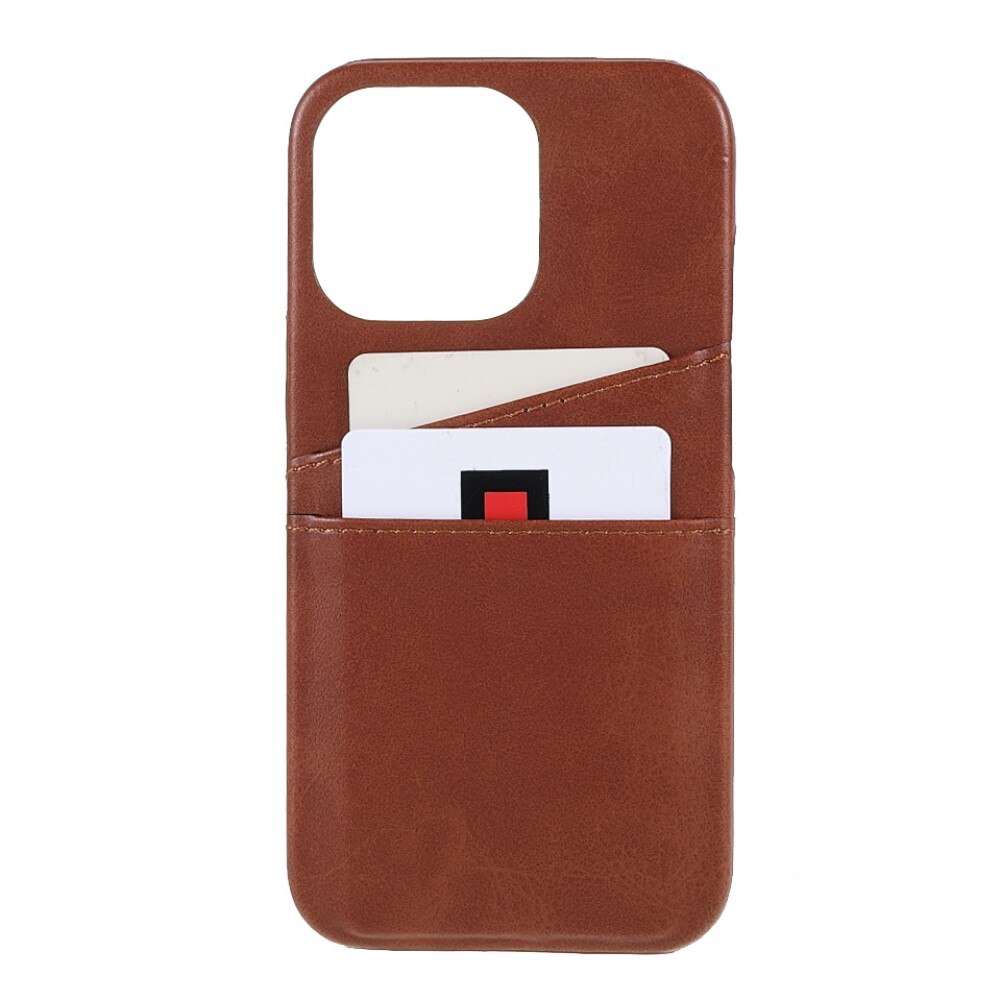 Card Slots Case Apple iPhone 13 Pro Max ruskea