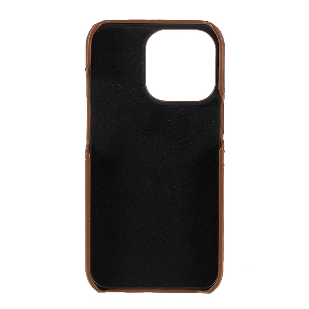 Card Slots Case Apple iPhone 13 Pro Max ruskea