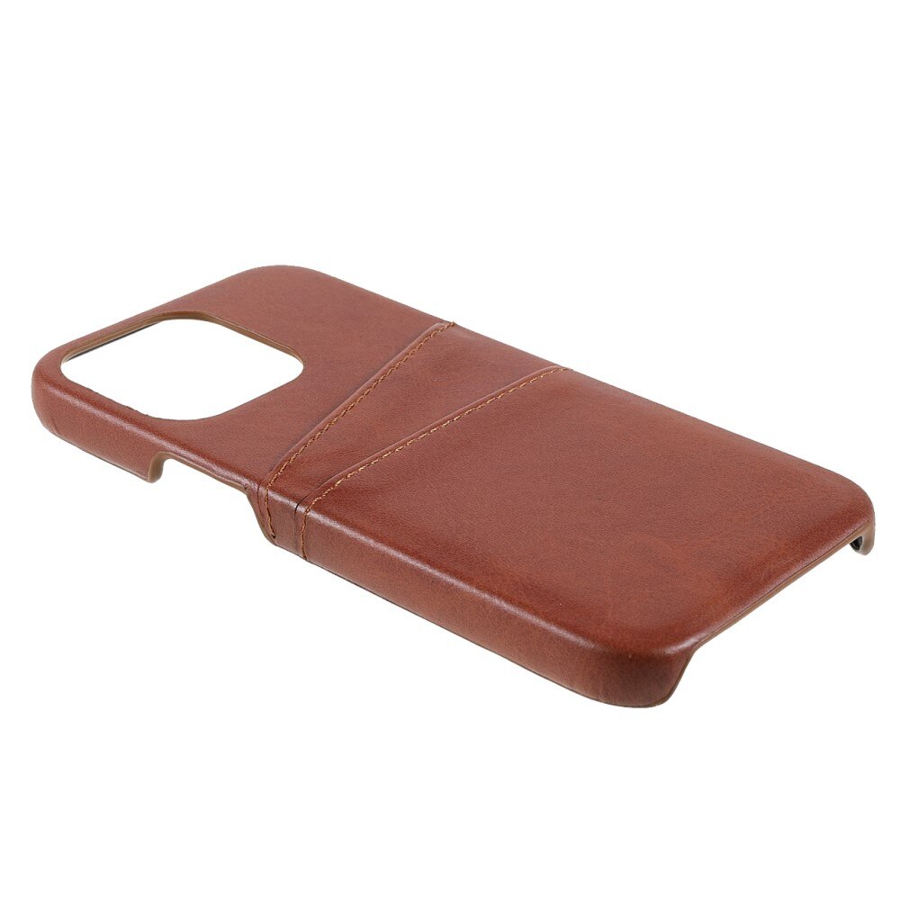 Card Slots Case Apple iPhone 13 Pro Max ruskea