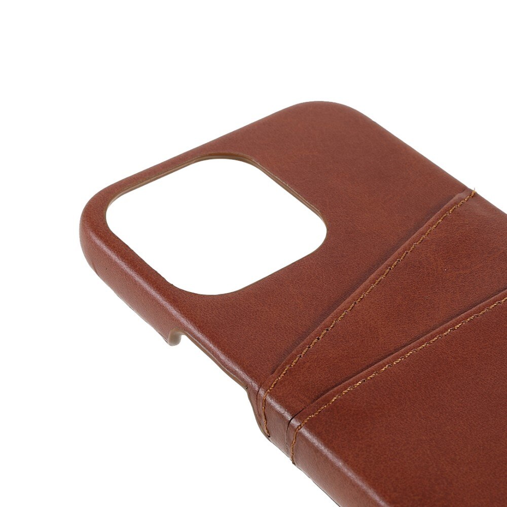 Card Slots Case Apple iPhone 13 Pro Max ruskea