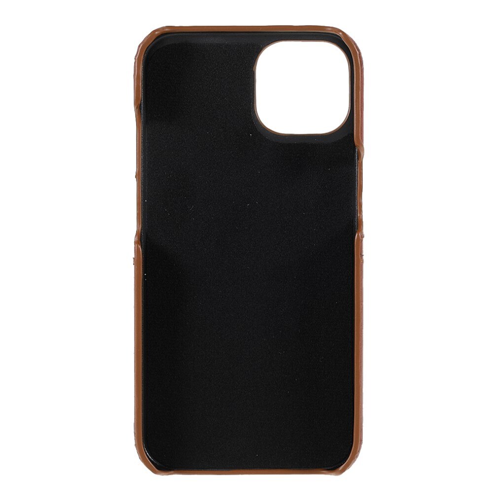 Card Slots Case Apple iPhone 13 Mini ruskea