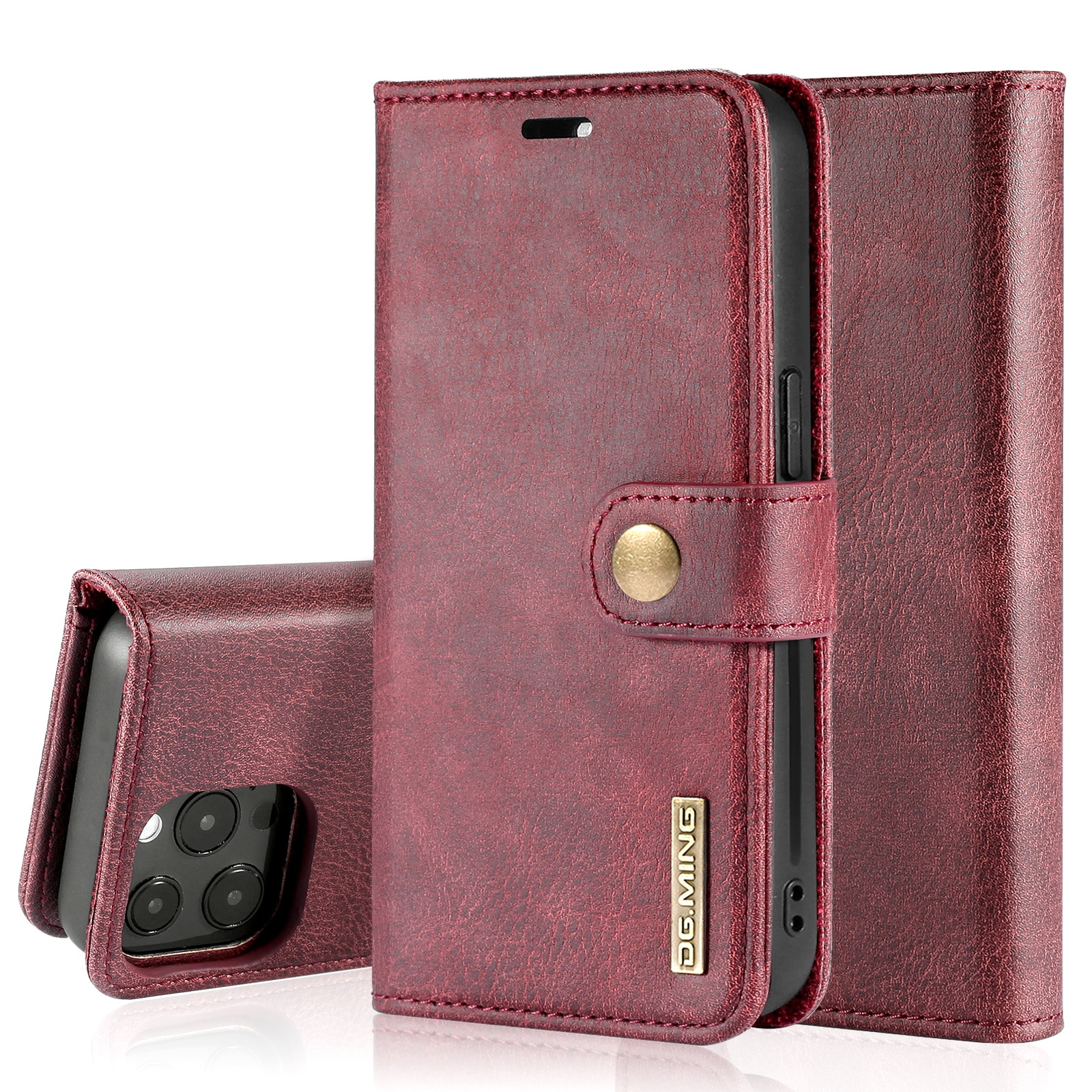 Magnet Wallet iPhone 13 Pro Max  Red