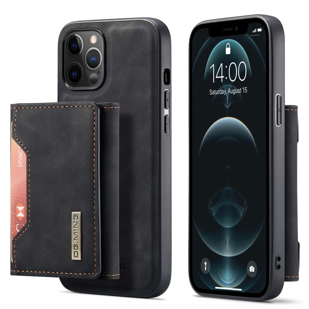 Magnetic Card Slot Case iPhone 13 Pro Max Musta
