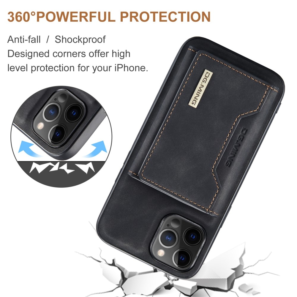 Magnetic Card Slot Case iPhone 13 Pro Max Musta