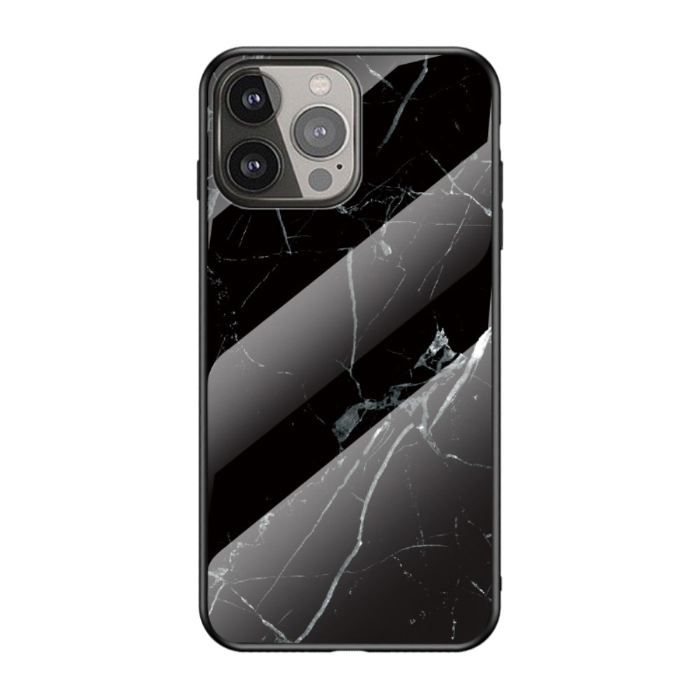 Panssarilasi Kuori Apple iPhone 13 Pro musta marmori