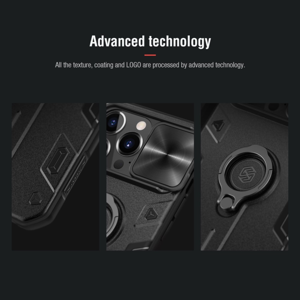 CamShield Armor Kuori iPhone 13 Pro Max musta