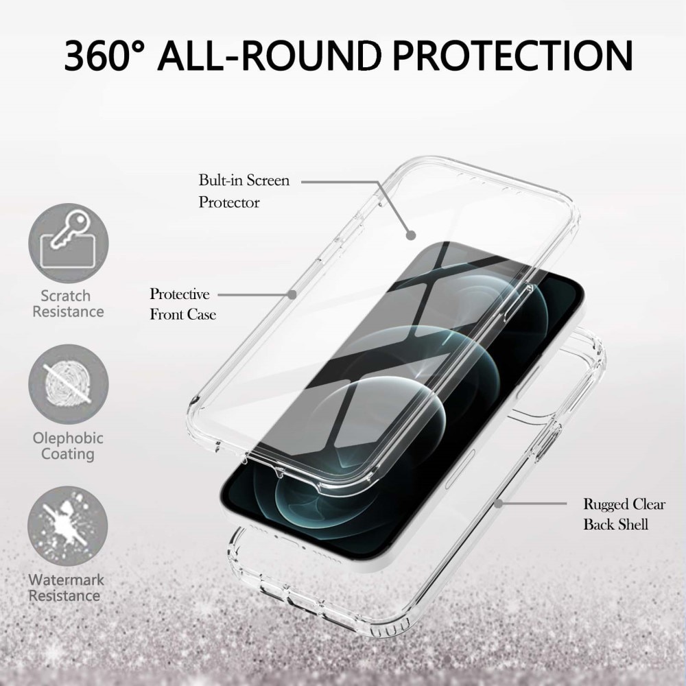 Full Protection Case iPhone 12/12 Pro kirkas