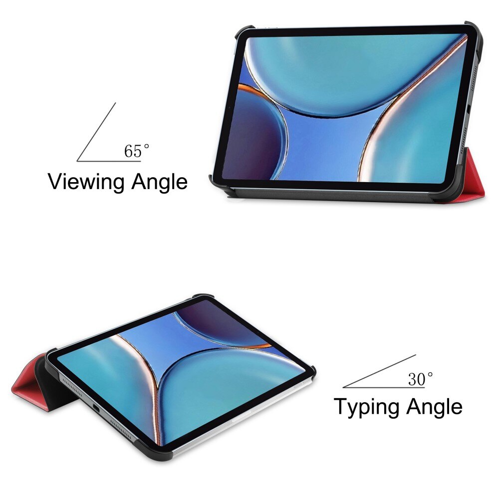 Kotelo Tri-fold Apple iPad Mini 6th Gen (2021) Punainen