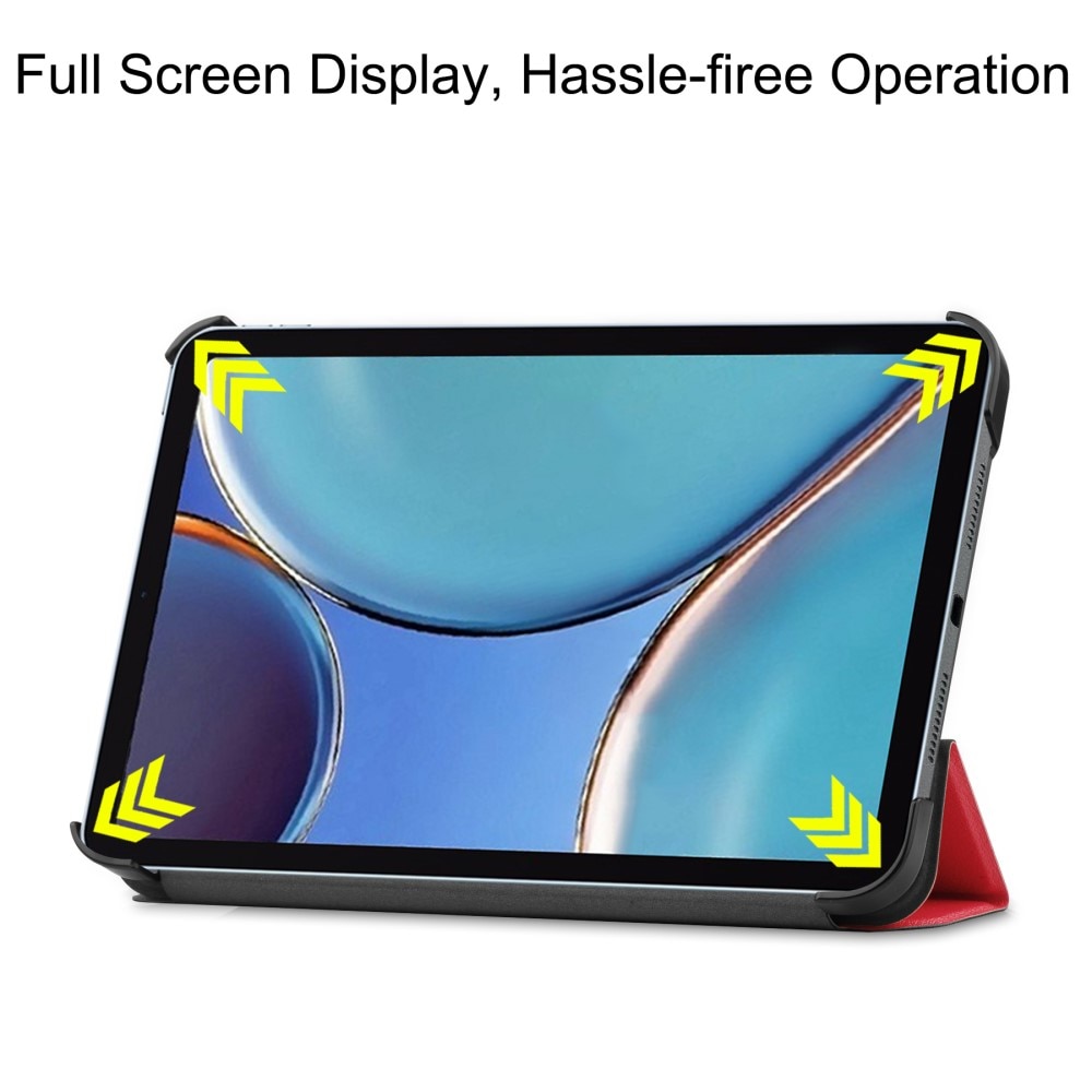 Kotelo Tri-fold iPad Mini 6th Gen (2021) punainen