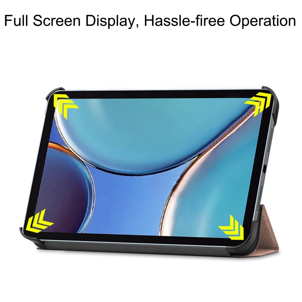 Kotelo Tri-fold Apple iPad Mini 6th Gen (2021) Ruusukulta