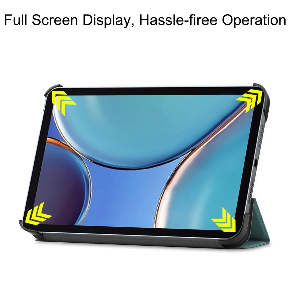 Kotelo Tri-fold iPad Mini 6th Gen (2021) vihreä