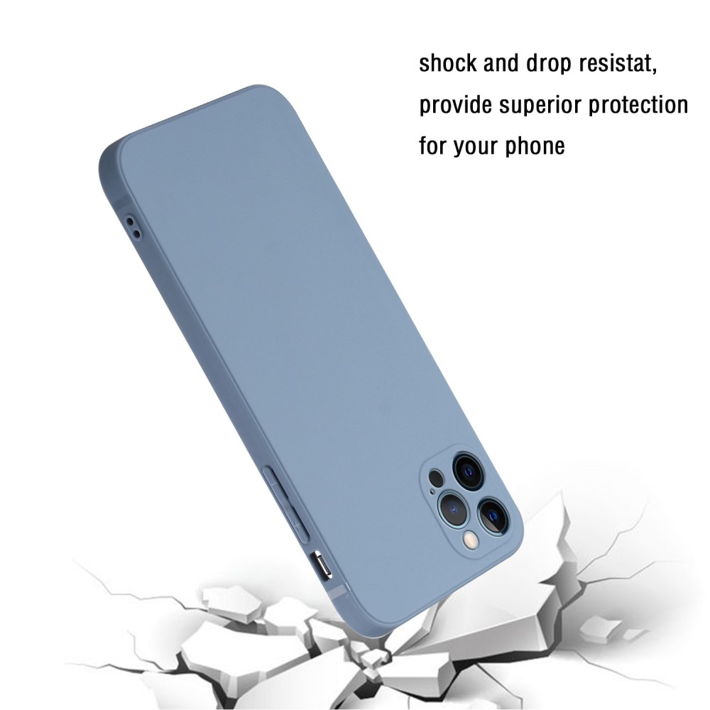 TPU suojakuori iPhone 13 Pro harmaa/sininen