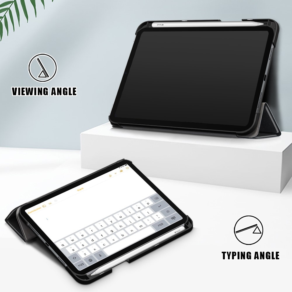 Kotelo Tri-fold Kynäpidikkeellä iPad Mini 6th Gen (2021) musta