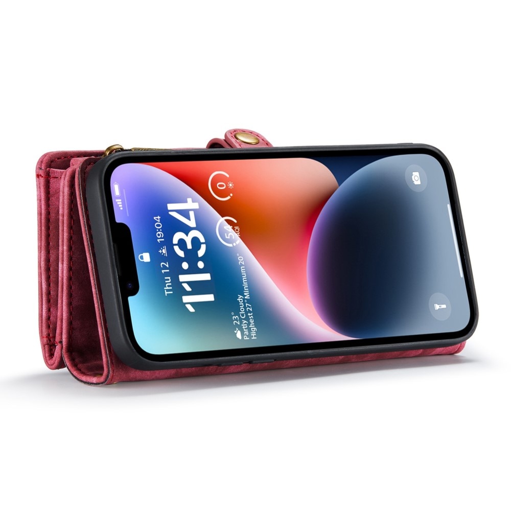 Multi-slot Suojakotelo iPhone 13 punainen