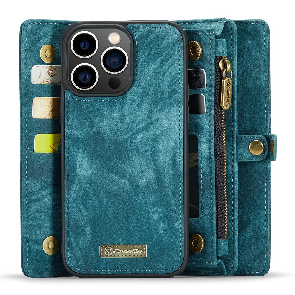 Multi-slot Suojakotelo iPhone 13 Pro Max Sininen