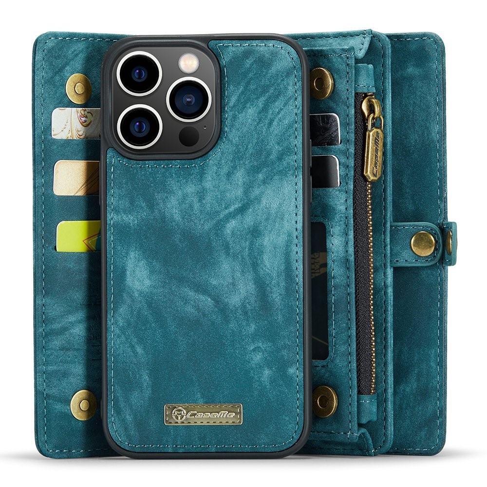 Multi-slot Suojakotelo iPhone 13 Pro Sininen