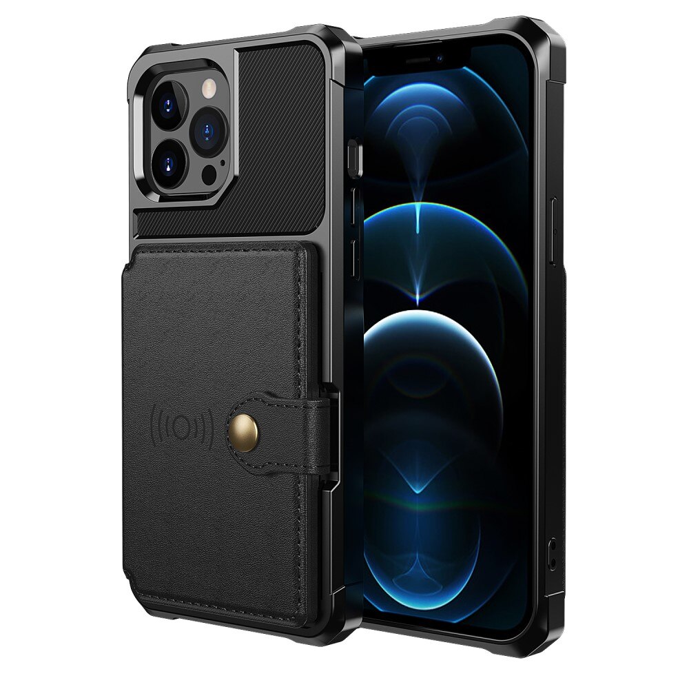 Tough Multi-slot Case iPhone 13 Pro musta