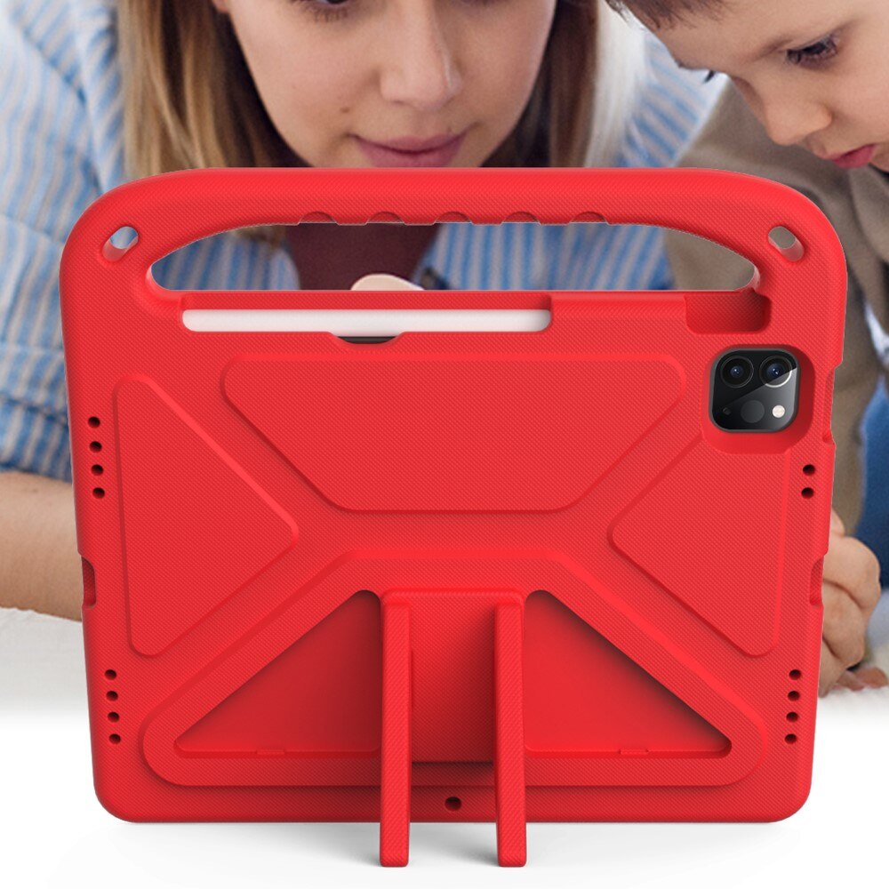 Kuori EVA kahvalla Apple iPad Air 10.9 4th Gen (2020) Punainen