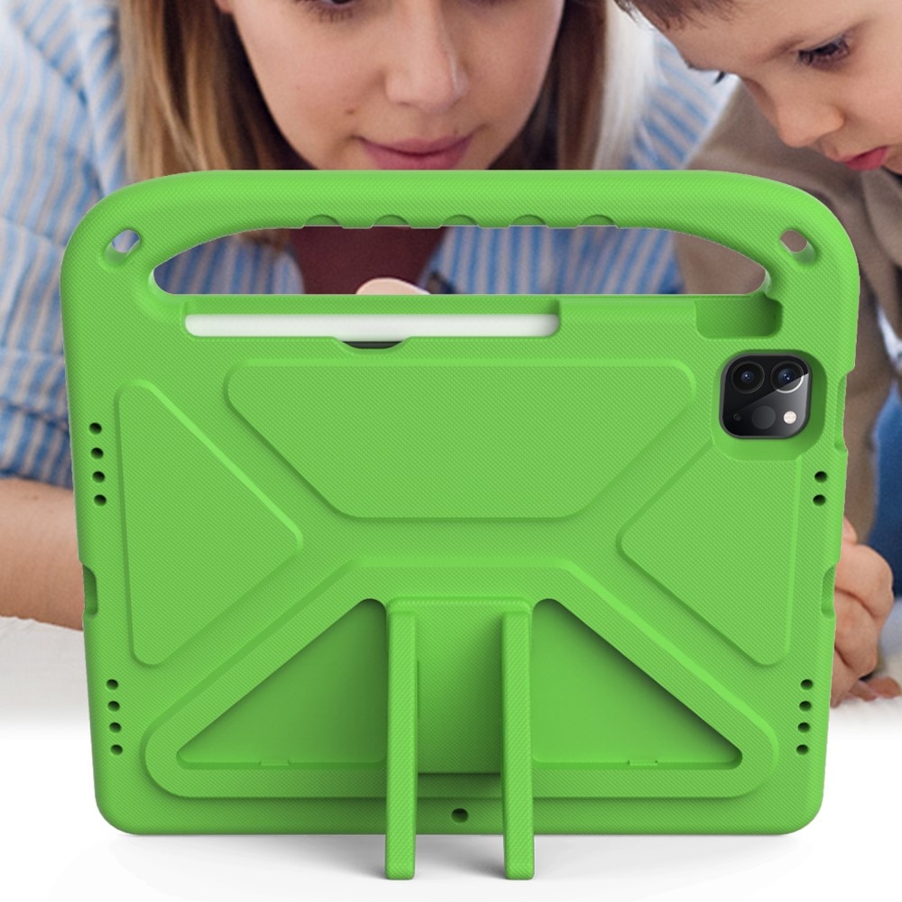 Kuori EVA kahvalla iPad Air 10.9 4th Gen (2020) vihreä