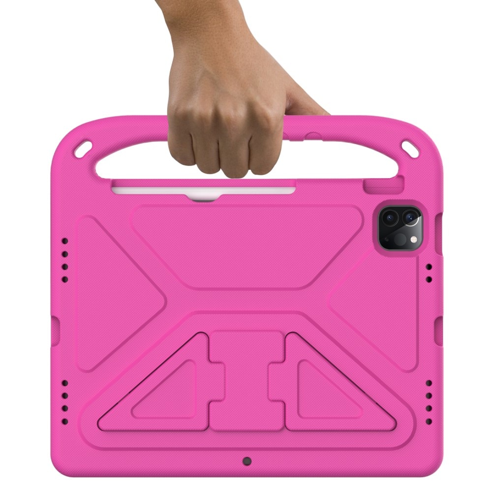 Kuori EVA kahvalla iPad Pro 11 3rd Gen (2021) vaaleanpunainen