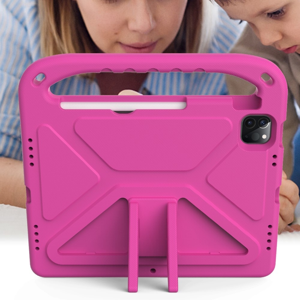 Kuori EVA kahvalla iPad Air 10.9 4th Gen (2020) vaaleanpunainen