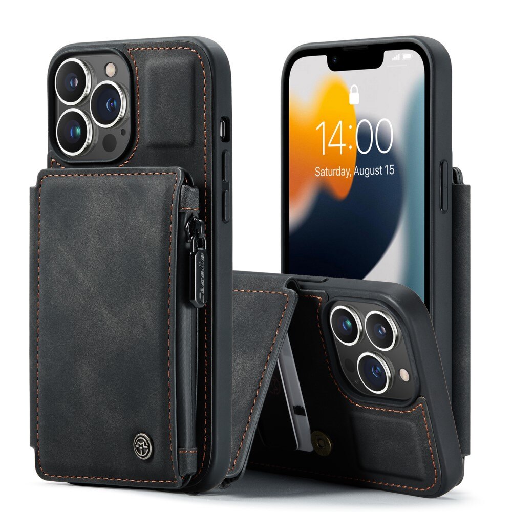 Multi-slot Kuori iPhone 13 Pro Max musta
