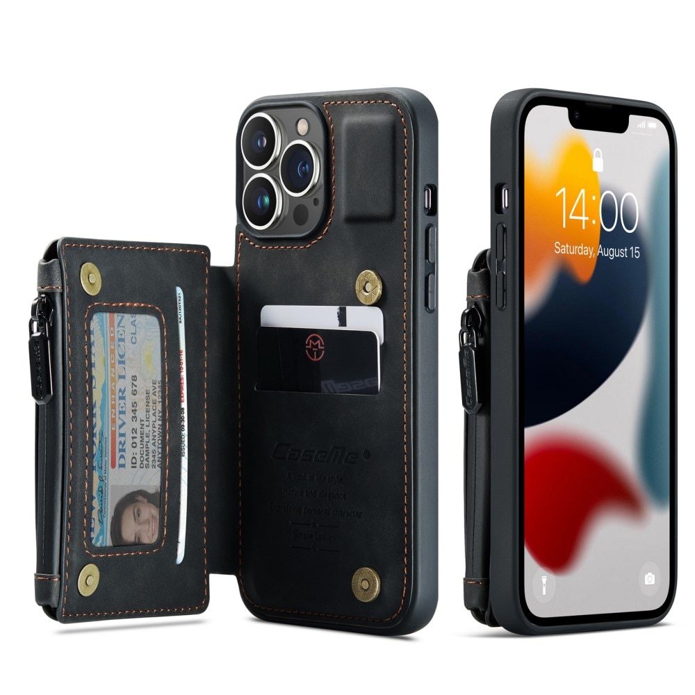 Multi-slot Kuori iPhone 13 Pro Max musta