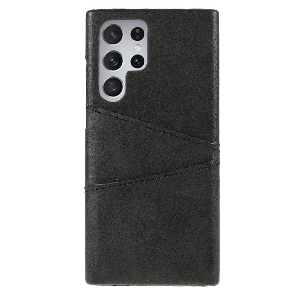 Card Slots Case Samsung Galaxy S22 Ultra Musta