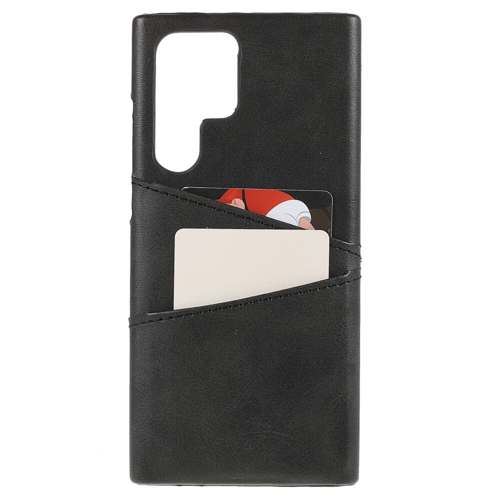 Card Slots Case Samsung Galaxy S22 Ultra Musta