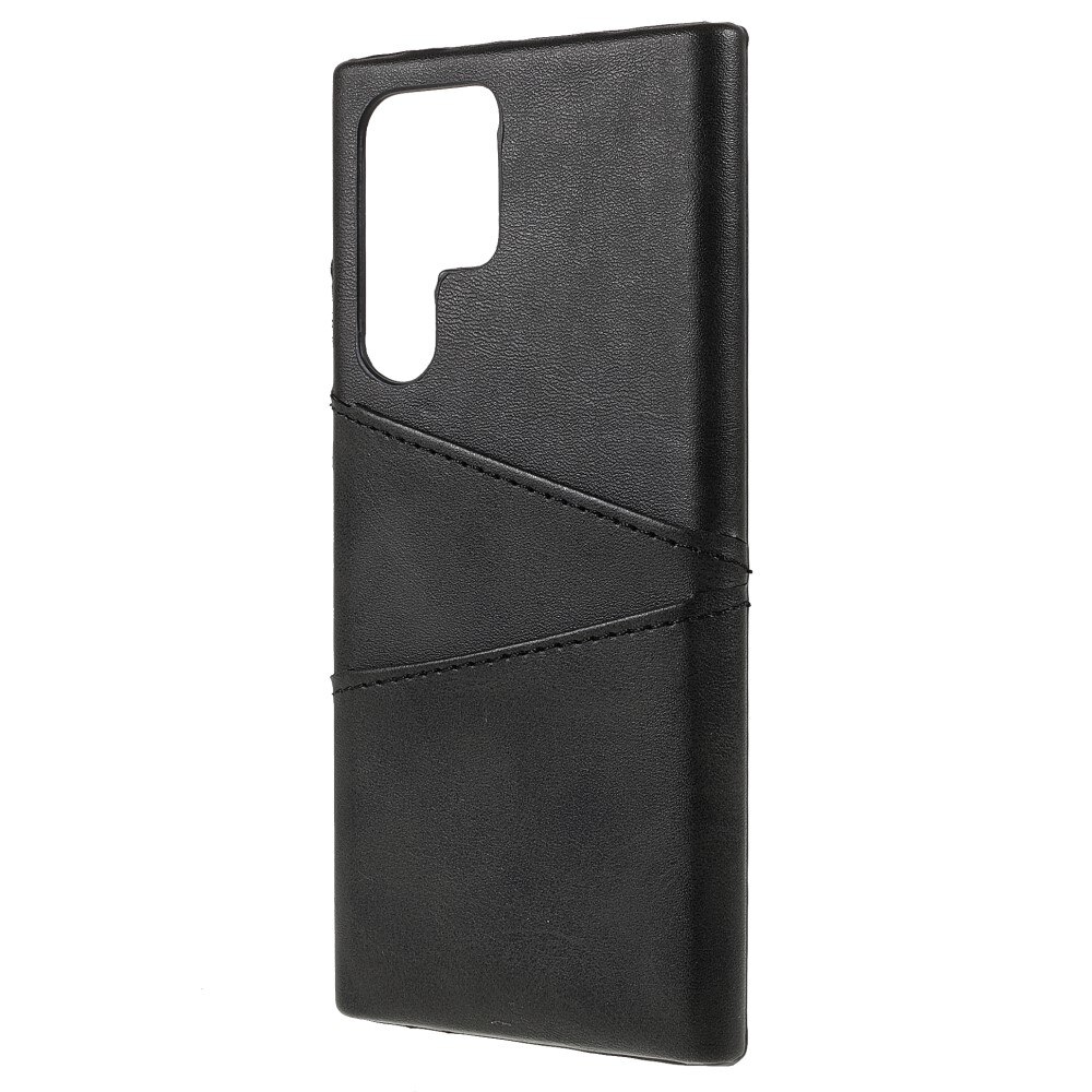 Card Slots Case Samsung Galaxy S22 Ultra Musta