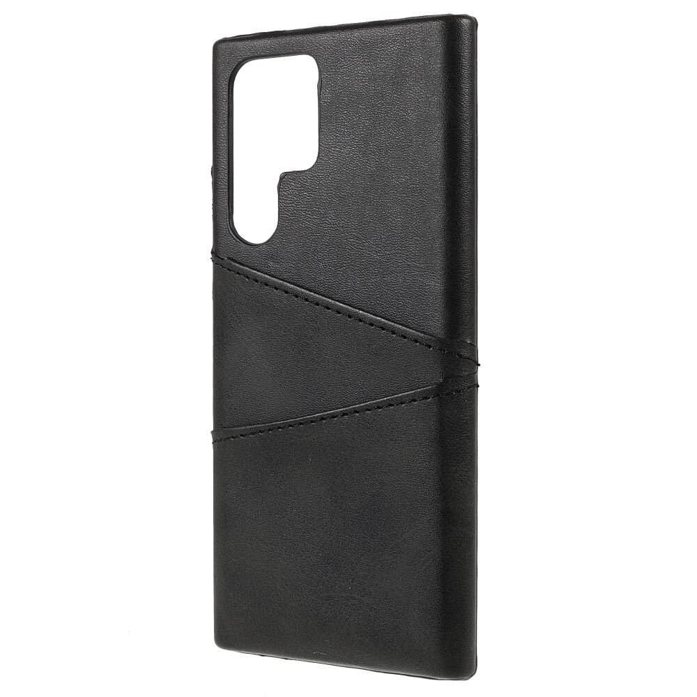 Card Slots Case Samsung Galaxy S22 Ultra musta