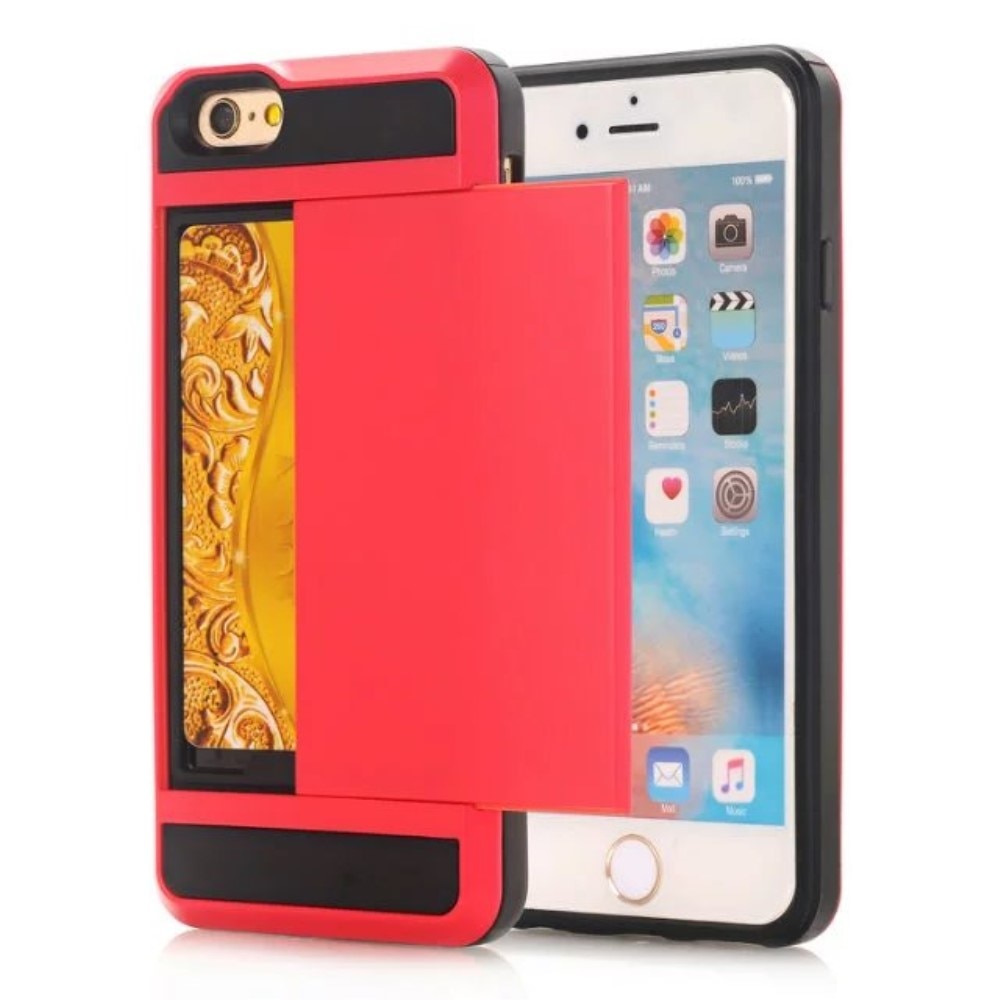 Case Cardslot iPhone 7/8/SE punainen