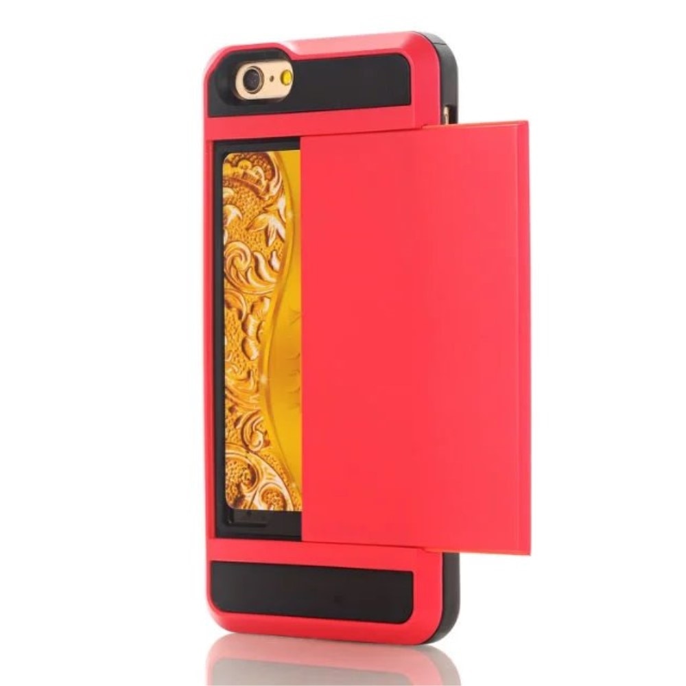 Case Cardslot iPhone SE (2020) punainen