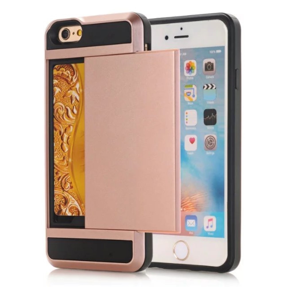 Case Cardslot iPhone 7 Ruusukulta