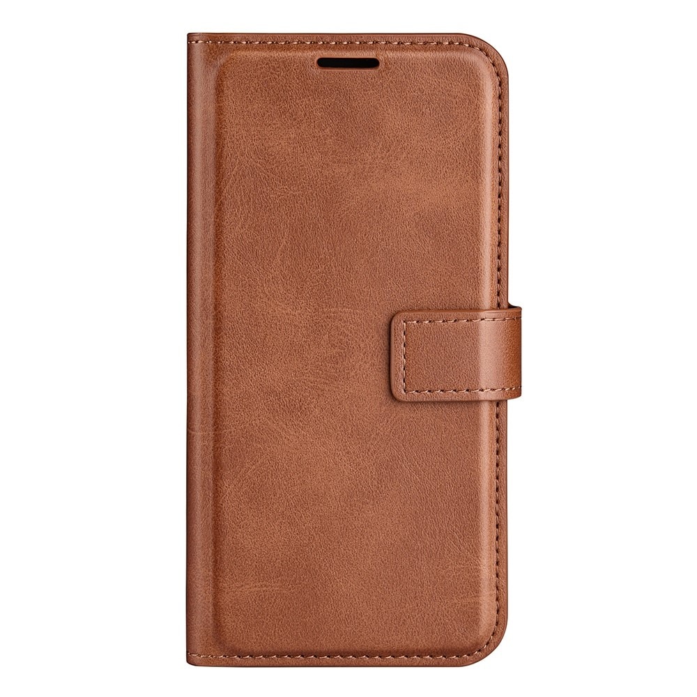 Leather Wallet iPhone 14 Pro Max Brown
