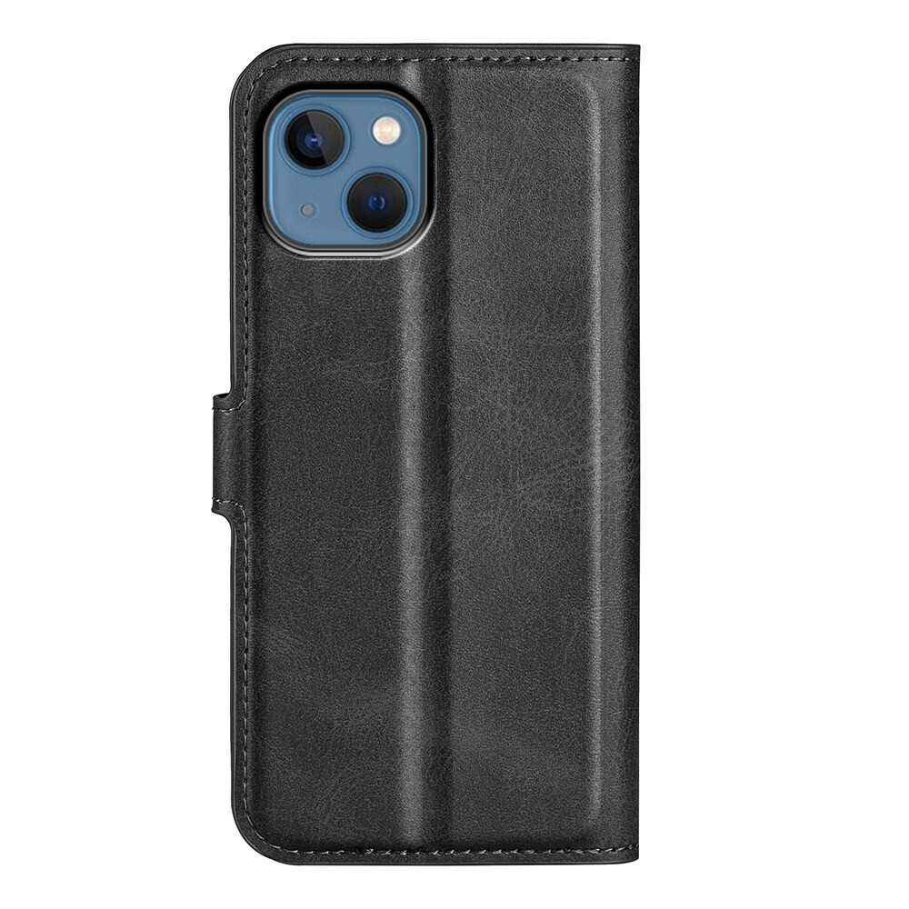 Leather Wallet iPhone 14 Black