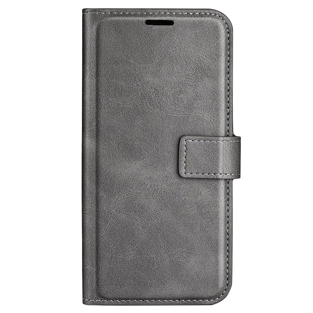 Leather Wallet iPhone 14 Plus Grey