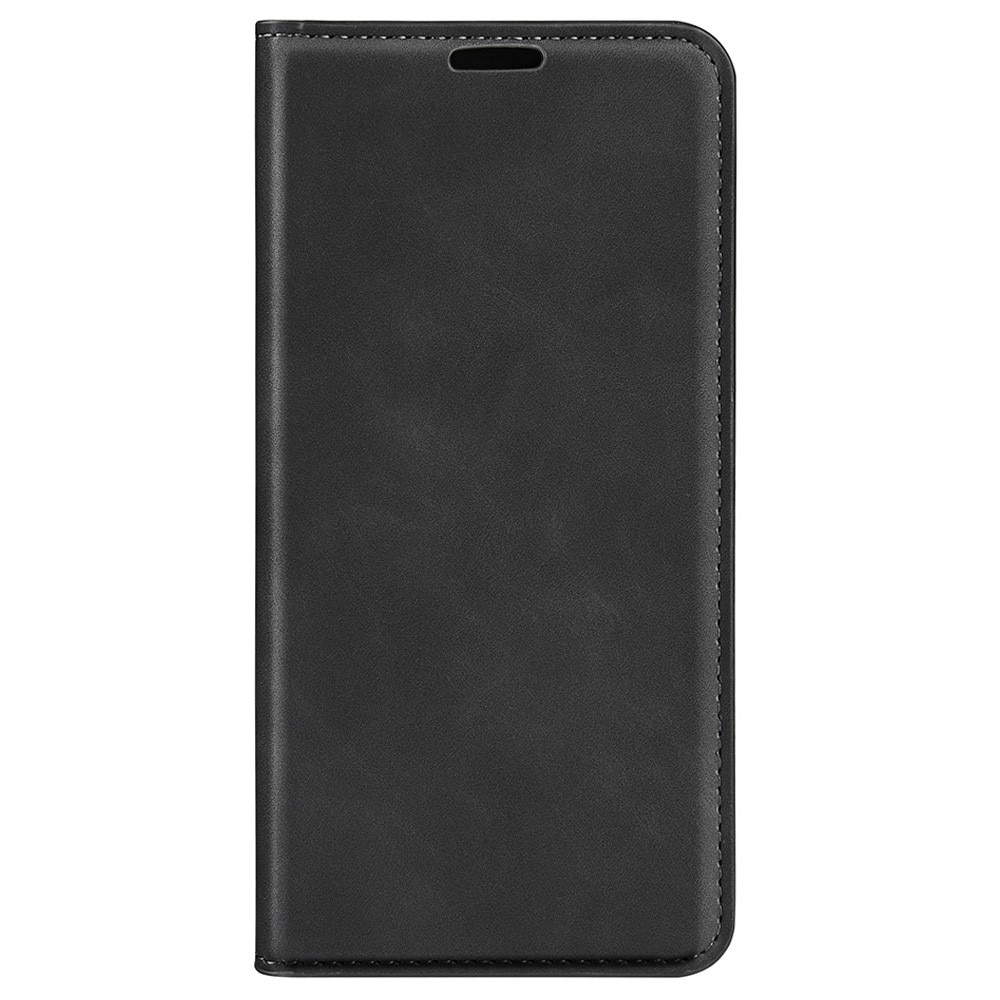 iPhone 14 Plus Slim Leather Wallet Black