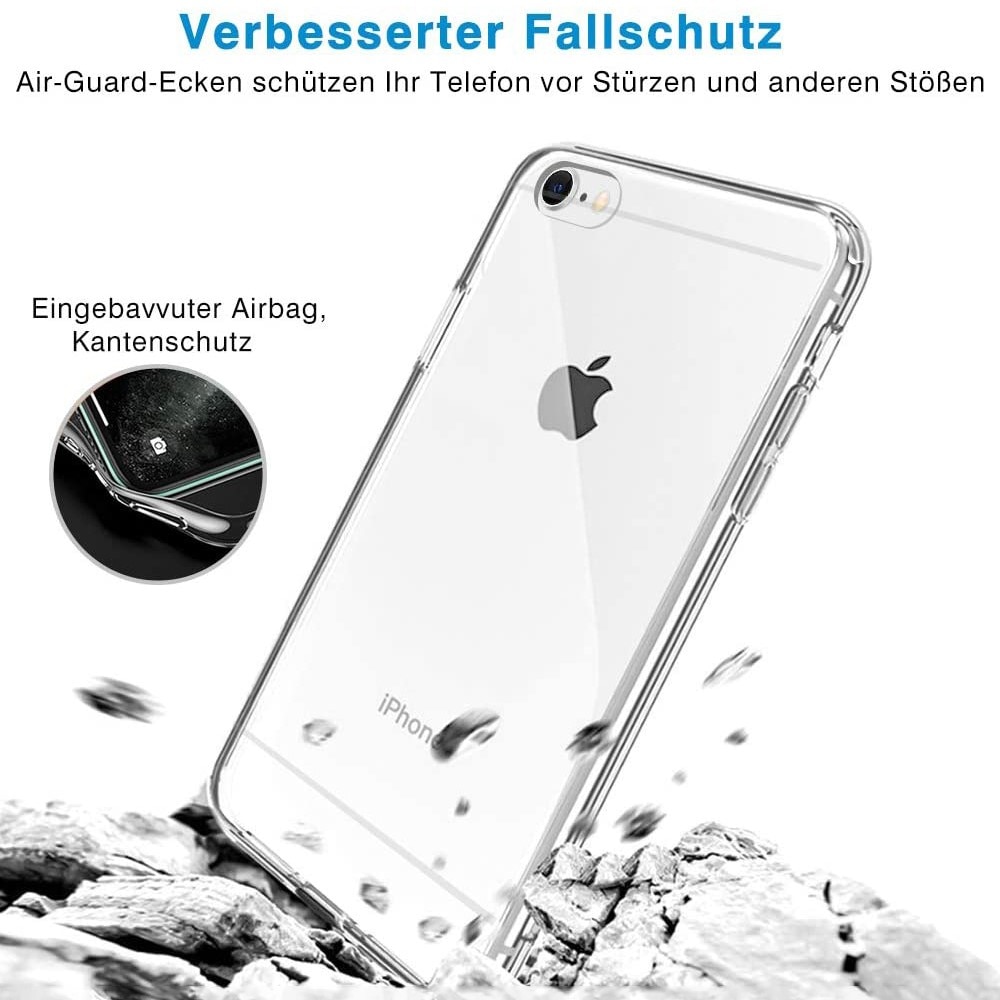 iPhone SE (2022) Pehmeä TPU kuori Transparent