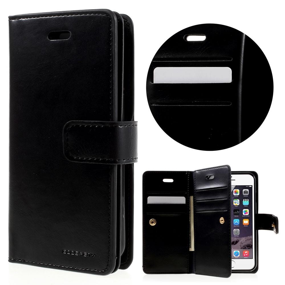 Mansoor Wallet Diary Case iPhone 7/8/SE Musta