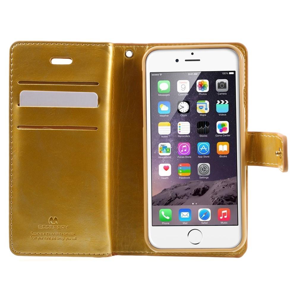 Mansoor Wallet Diary Case iPhone 7/8/SE Kulta