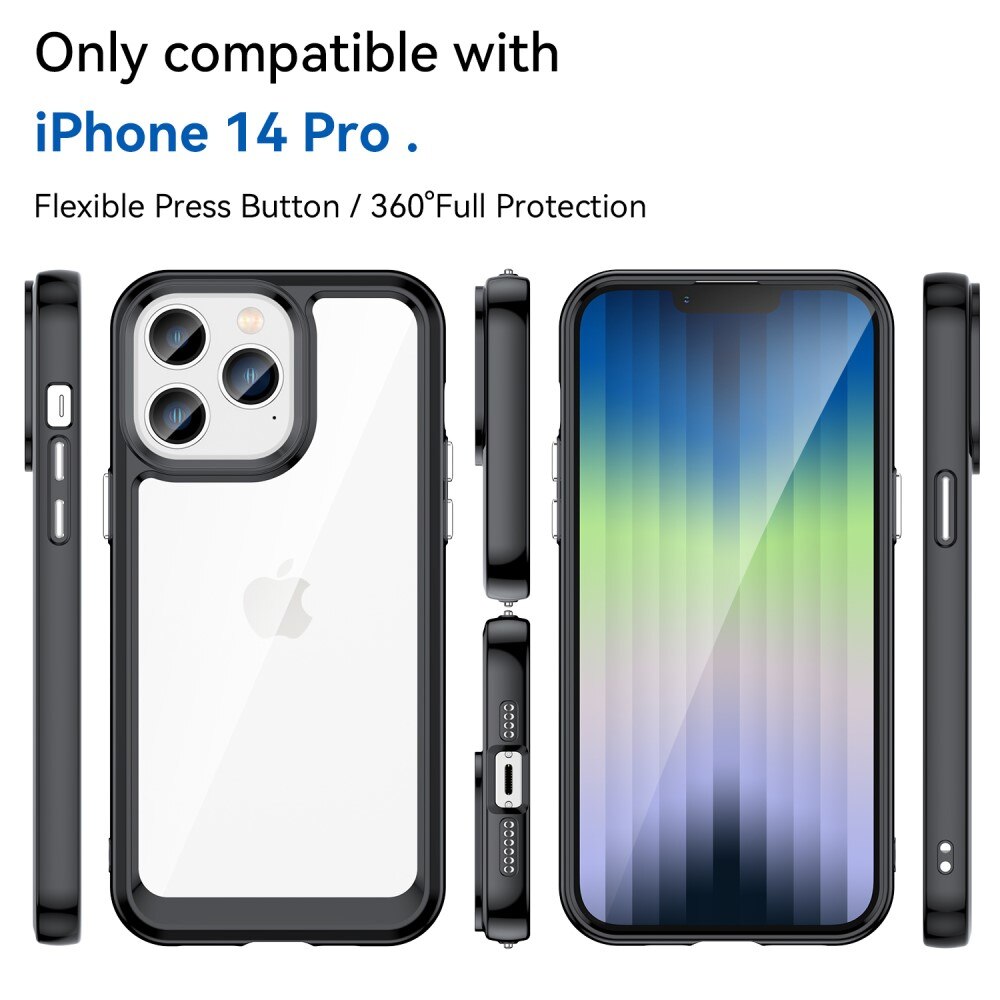 Hybridikuori iPhone 14 Pro Musta