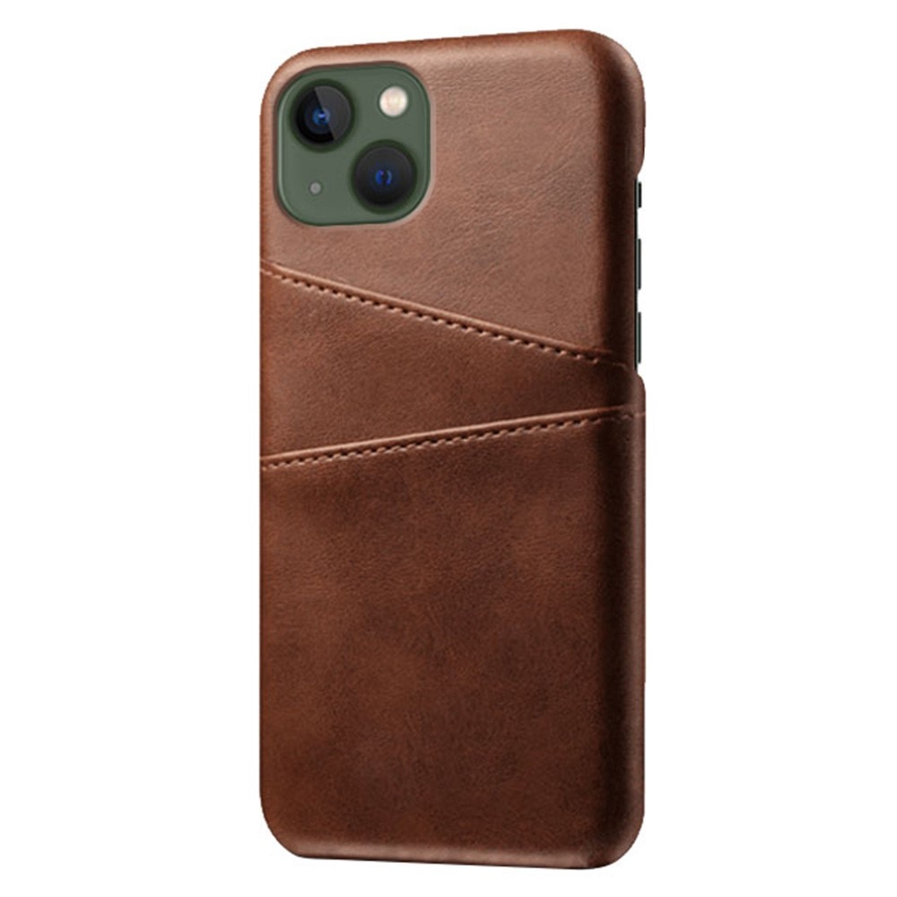 Card Slots Case iPhone 14 Ruskea